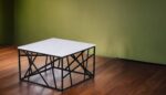 Marble Mosaic Mirage Coffee Table Size 70cm x 70cm x 43cm - Image 2
