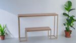 Golden Horizon Acacia Console 115Cmx30Cmx76Cm - Image 2