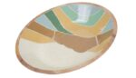 Wooden Bowl Wave Pattern 44Cmx44Cmx9Cm - Image 3
