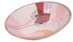 Wooden Bowl Dandelion Pattern  44Cmx44Cmx9Cm - Image 2
