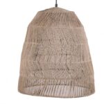 Deep Zig Zag Jute Pendant 45Cmx45Cmx50Cm