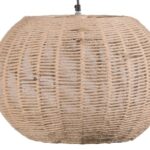 Rustic Jute Dome Pendant  45Cmx45Cmx32Cm