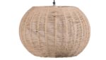 Rustic Jute Dome Pendant  45Cmx45Cmx32Cm