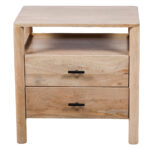 Mystique Oak Glow Nightstand size 60cm x 46cm x 60cm