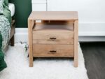 Mystique Oak Glow Nightstand size 60cm x 46cm x 60cm - Image 2