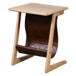 Gia Side Table with Magazine Storage Size 46cm x 41cm x 60cm