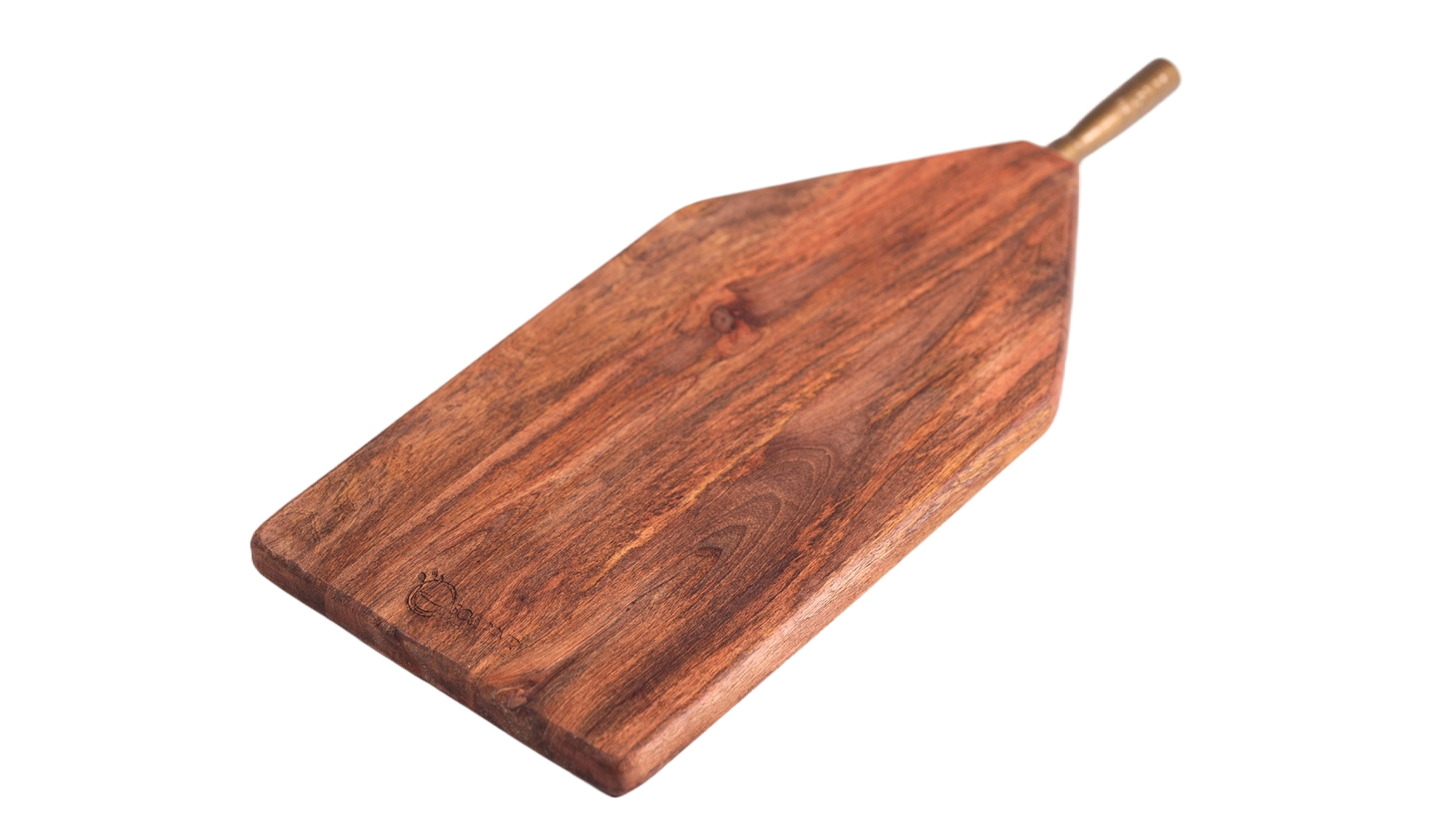 SG033A-12 Wooden Chopping Board With Iron Handles 59Cmx24Cmx3Cm - Image 1