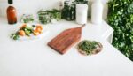 Wooden Chopping Board With Iron Handles  59Cmx24Cmx3Cm - Image 2