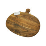 Acacia Oval Chopping Board - Med 40Cmx38Cmx1.5Cm