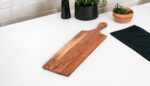 Acacia Wood Chopping Board with Handle 60cmx18cmx1.5cm - Image 2
