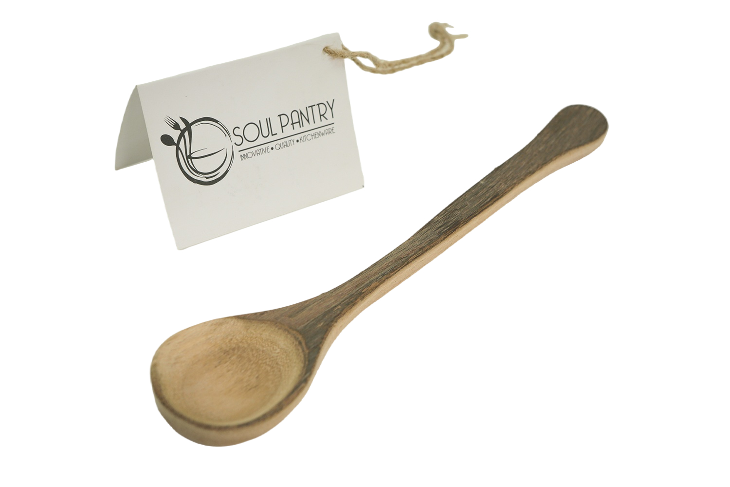 SG677-14 Wooden Live Edge Spoon 4.5Cmx23Cmx1Cm - Image 1