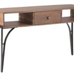 Urban Loft Acacia Console Size 130cm x 80cm x 40cm