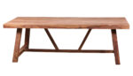 Farm style dining table size 2400cm x 100cm x 77cm - Image 4