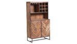 EcoEdge Acacia Bar Cabinet  90Cmx167Cmx45Cm
