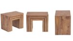 Coffee Table S/3 Holo 55Cmx45Cmx35Cm - Image 2