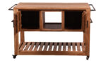 Sleek WoodCraft Trolley Size 86cm x 175cm x 75cm - Image 4