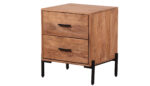 Urban Timber Loft Nightstand size 60cm x 45cm x 50cm - Image 3