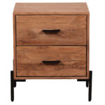 Urban Timber Loft Nightstand size 60cm x 45cm x 50cm
