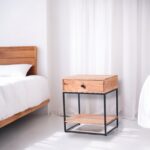 Industrial bedside table size 60cm x 50cm x 40cm - Image 2