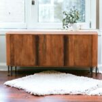 Rego Brown Sideboard size 165cm x 40cm x 76cm - Image 2