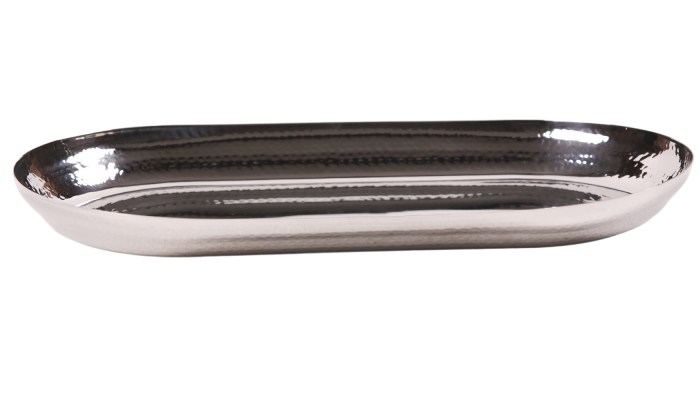 VESP04-S4_0x400-13 MetroServe Stainless Oval Tray 35Cmx19Cmx3.5Cm - Image 1