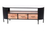 Industrial Chic Marblewood Tv Cabinet  145Cmx40Cmx60Cm