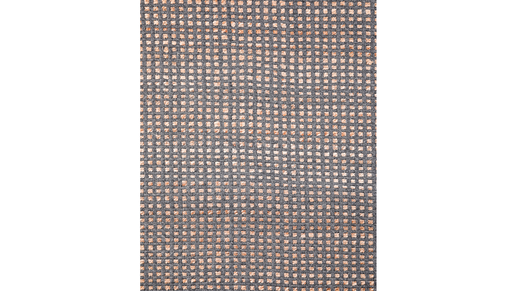 nh457-10 Jute Checkered Beige Charcoal 200Cmx300Cm - Image 1