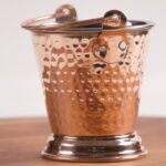 Copper Stainless Steel Balti  17Cmx11Cmx9Cm
