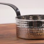 Saucepan With Black Handle 2 Portion 22Cmx12.5Cmx6Cm