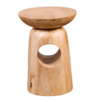 Hollow | Natural Side Table 35x35x46