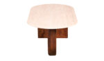Neapol | Travertine-Walnut Coffee Table 120x60x45 - Image 6