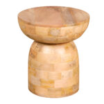 Jane | Natural Round Side Table 45x45x50
