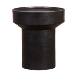 Audrey | Black Round Side Table 45x45x50
