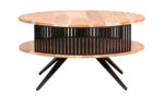 Elenora | Natural Round Coffee Table 75x75x40 - Image 2