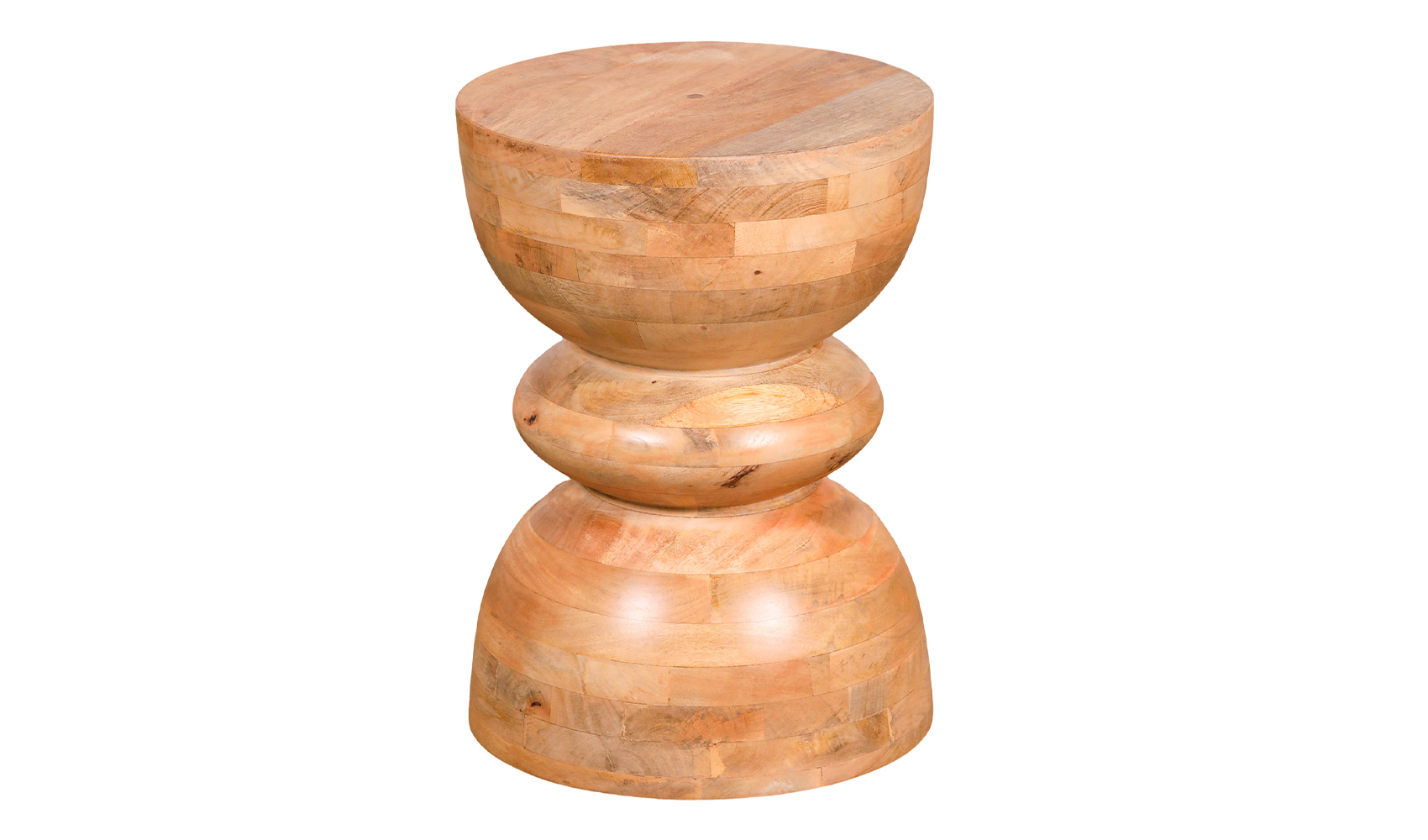 NE8741-17 Carroll | Natural Round Side Table 36x36x50 - Image 1