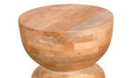 Carroll | Natural Round Side Table 36x36x50 - Image 2