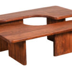 Gemini | Walnut Coffee Table 165x60x45