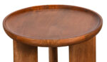 Tripodos | Round Walnut Side Table 45x45x45 - Image 3
