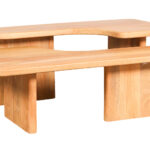 Gemini | Natural Coffee Table 165x60x45