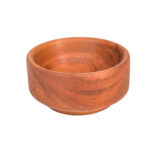 Wooden salt bowl