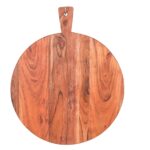 Acacia Round Chopping Board – Large 60Cmx50Cmx1.5Cm