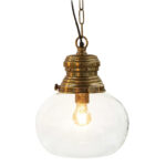Hayley-S Hanging Lamp Antique  Brass