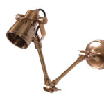 Indigo Swing Wall Lamp Antique Brass