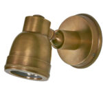 Indigo Swirl Wall Lamp Antique Brass