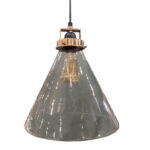 Gadsden Hanging Lamp  Antique  Brass