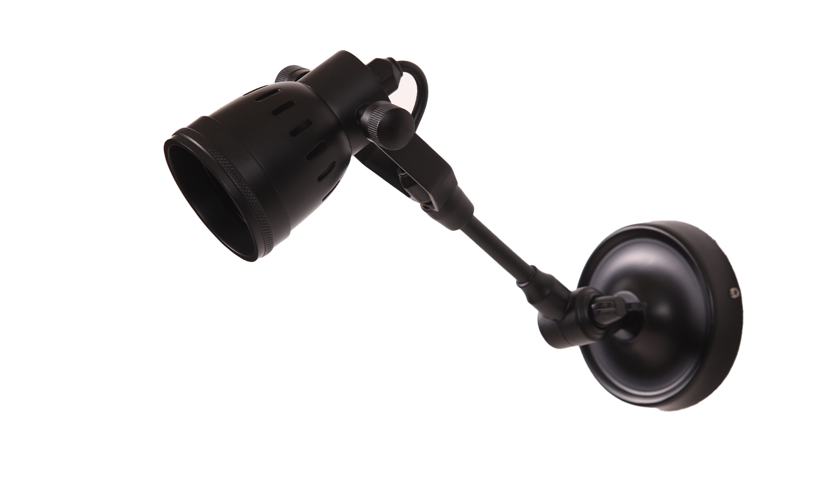 MP30348-1-10 Indigo Mulberry Wall Lamp Matt Black - Image 1