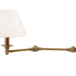 Portland Wall Lamp Antique Brass Without Shade