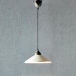 Denver Hanging Lamp Small Brass Ceramic