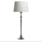 Chelsea  Table Lamp Antique Silver Without Shade