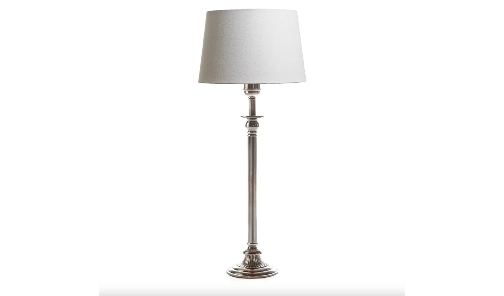 MP50351-1-12 Chelsea Table Lamp Antique Silver Without Shade - Image 1